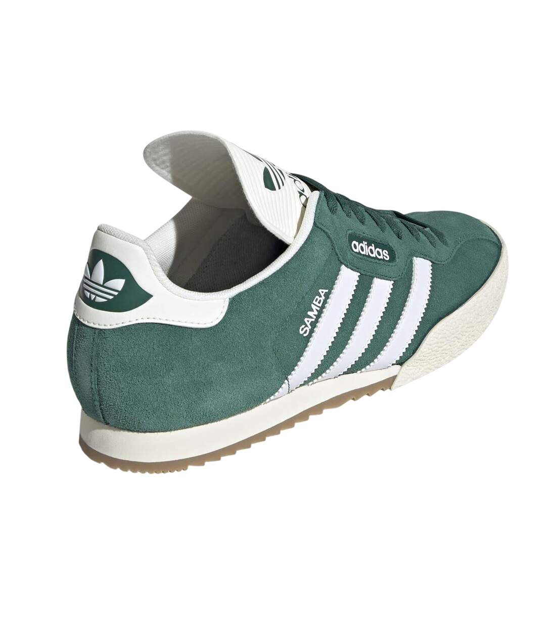 Baskets  Homme Vert Blanc Samba-2