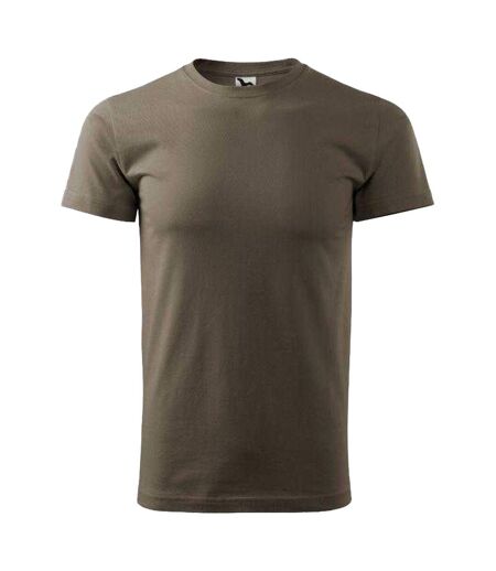 T-shirt Basic Homme Kaki Adler