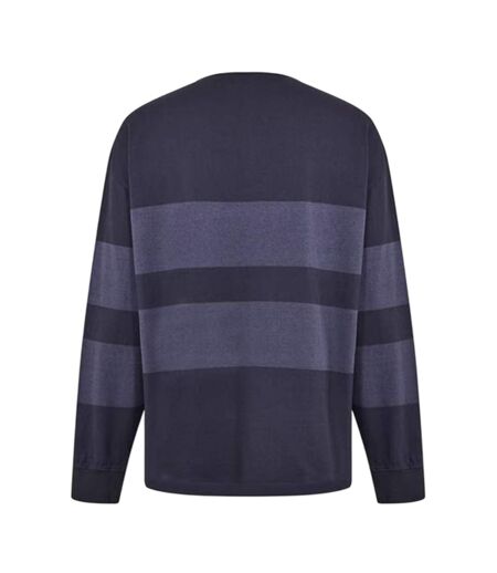 Polo Manches Longues Rugby Motif/style À Rayures Homme Noir Timberland