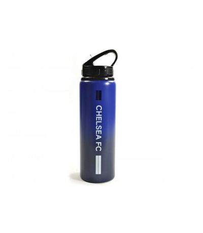 Chelsea FC Fade Aluminum Water Bottle (Royal Blue/Black) (One Size) - UTBS3191