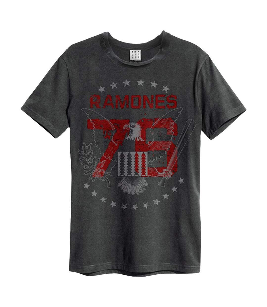T-shirt adulte charbon Amplified-1