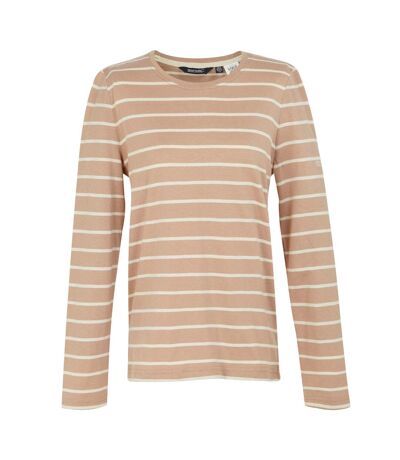 T-shirt federica femme taupe / vanille claire Regatta