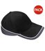 Lot de 2  casquettes de sport adulte noir/graphite Beechfiel-1