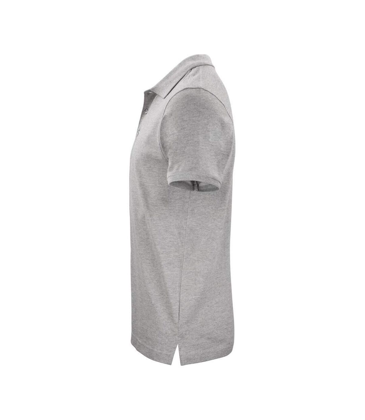 Clique Mens Classic OC Polo Shirt (Gray Melange)