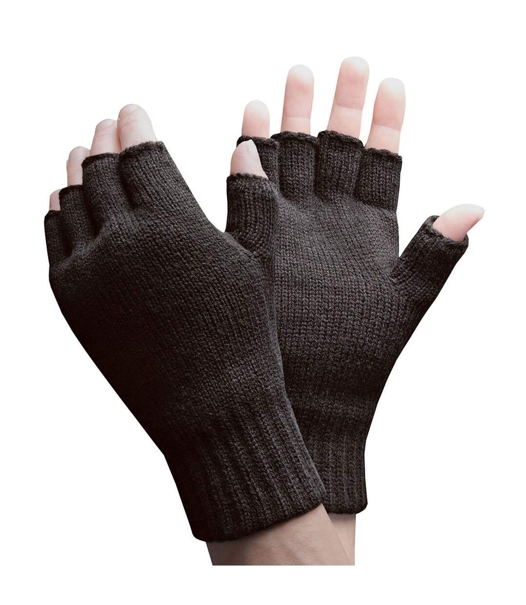 Lot de 2 gants thermiques sans doigts pour hommes-3