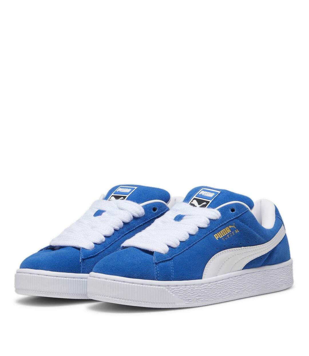 Mens Xl Suede Trainers Royal Blue White Puma-1