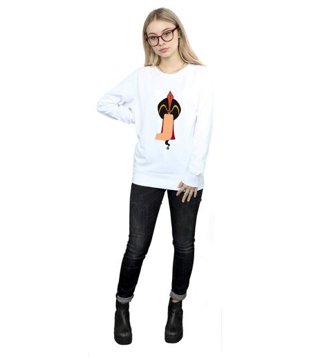 Disney Sweat-shirt Womens/Ladies Alphabet J Is For Jafar (Blanc) - UTBI12435
