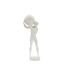 Statuette Homme Athlétique Atlas 50cm Blanc-1