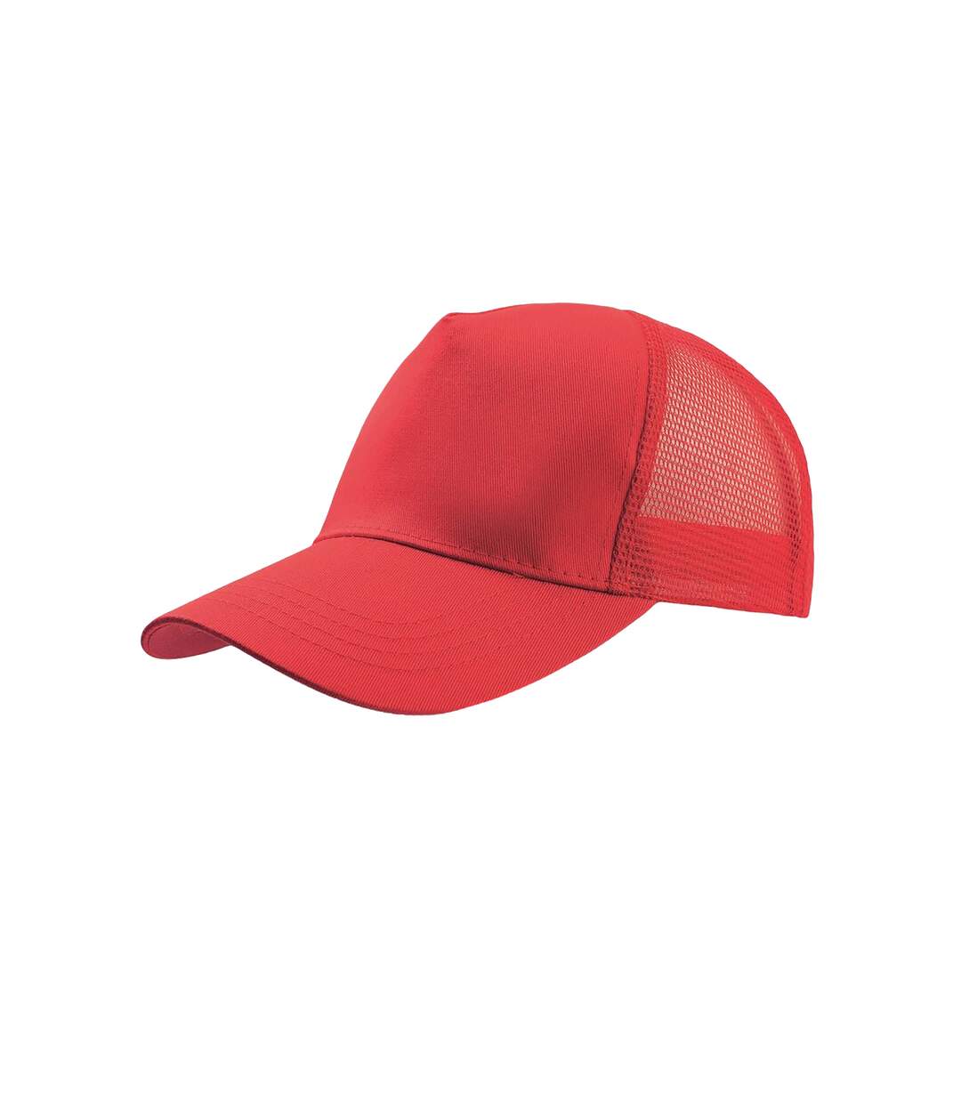 Casquette style trucker rapper mixte rouge Atlantis-1