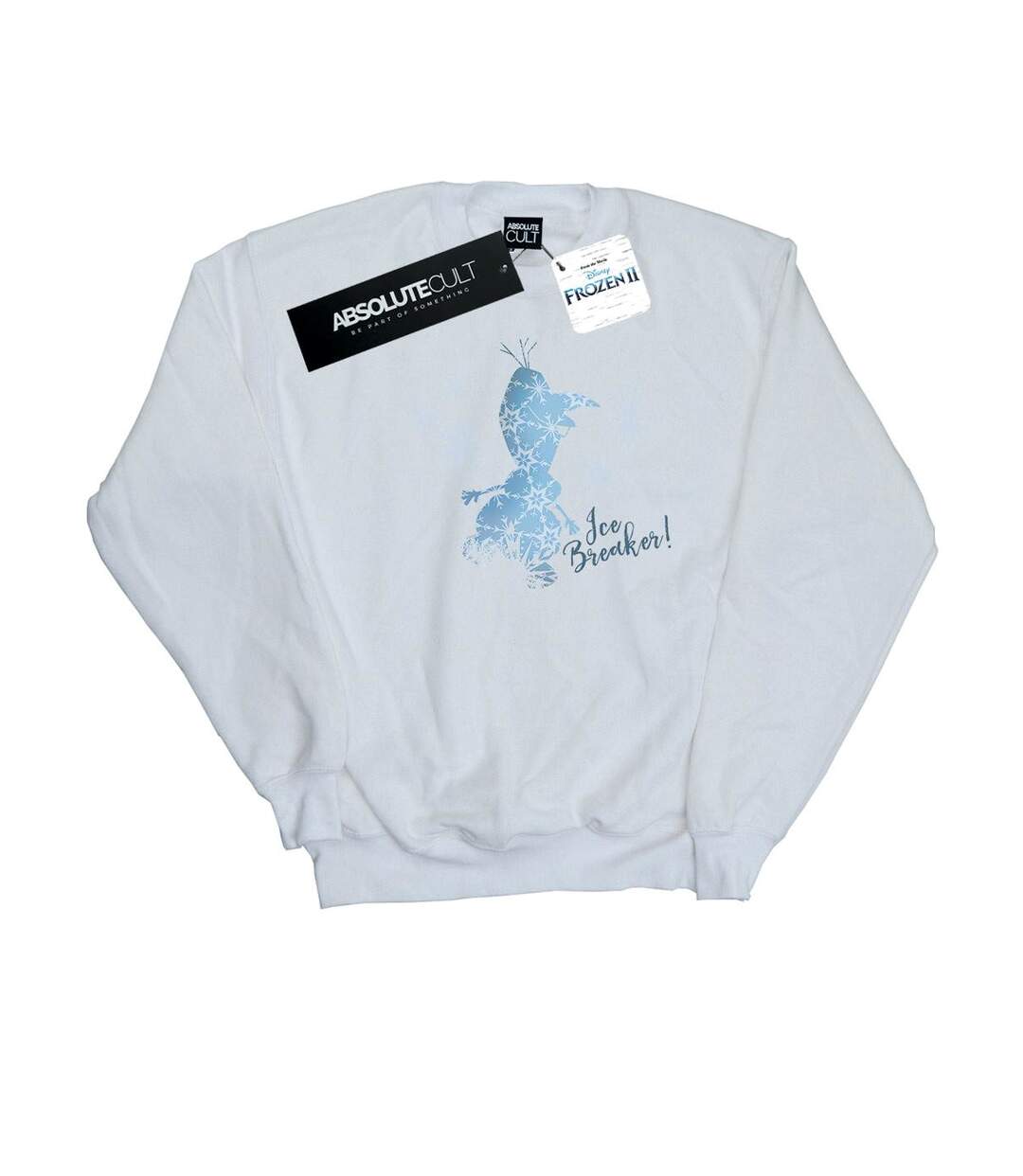Disney Sweatshirt Frozen 2 Olaf Ice Breaker Womens/Ladies (Blanc) - UTBI18685-1