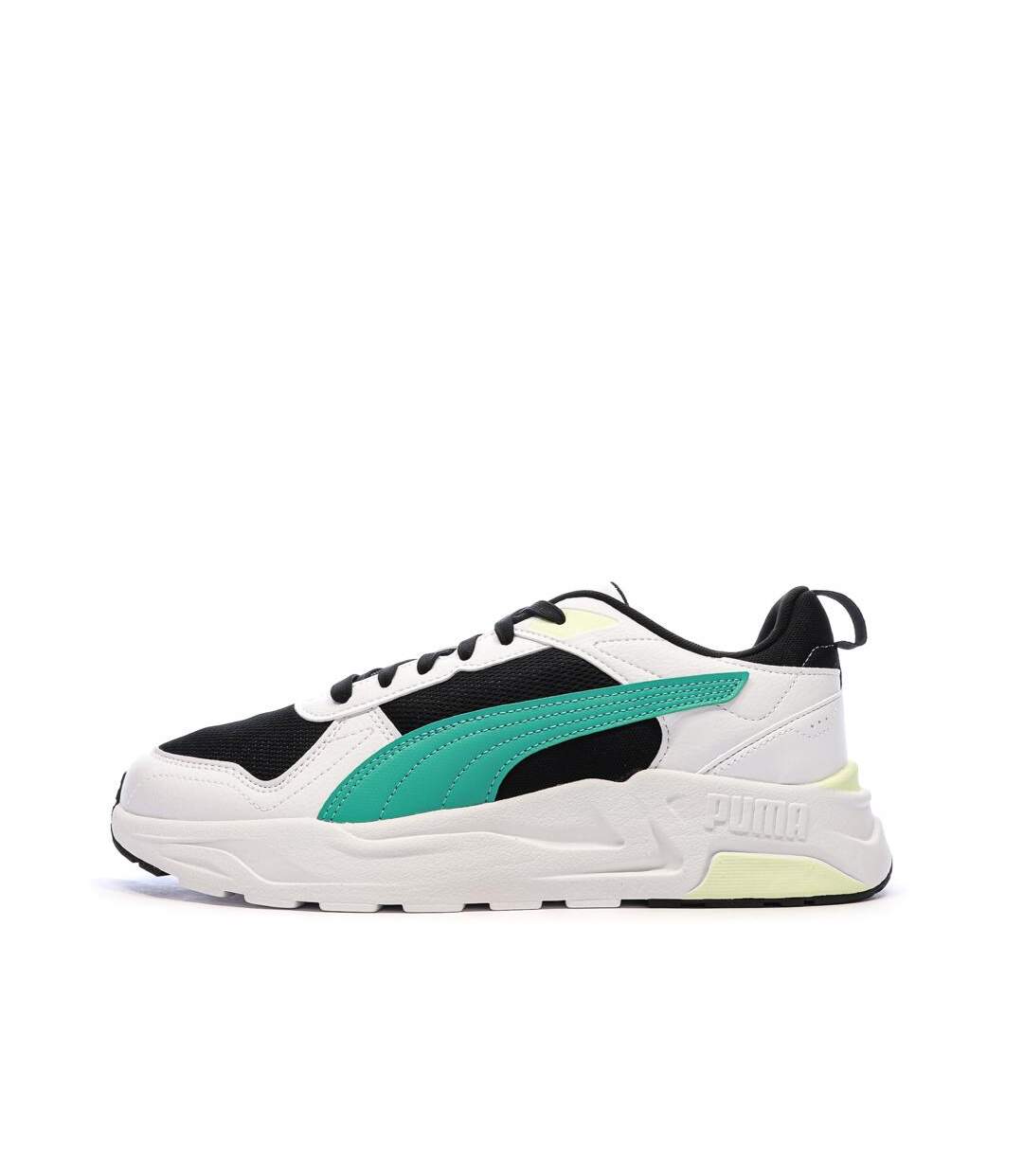 Baskets noires/blanches/turquoise puma homme puma trinity 2-1