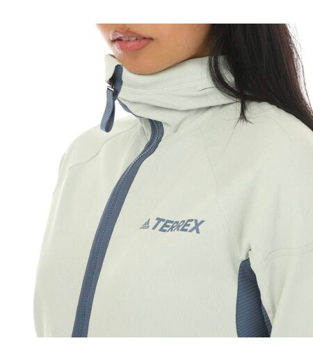Veste polaire terrex zupahike femme vert clair / bleu marine Adidas