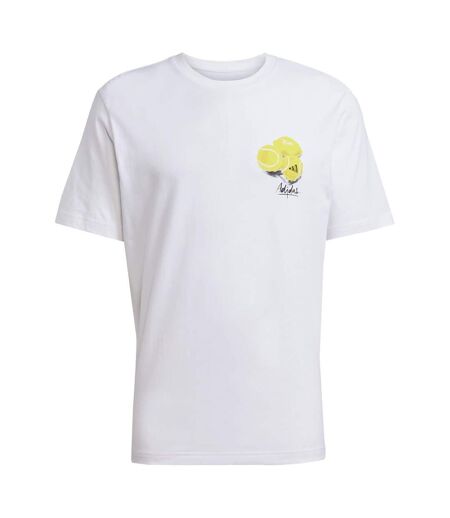 T-shirt Tennis Homme Blanc Adidas