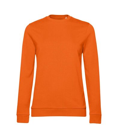 B&C Womens/Ladies Set-in Sweatshirt (Pure Orange) - UTBC5287