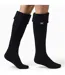 Ladies 2 Pack Wellington Soft Brushed Inner Boot Socks-4