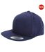 Yupoong Flexfit Unisex Plain Classic 5 Panel Snapback Cap (Pack of 2) (Navy) - UTRW6756-1