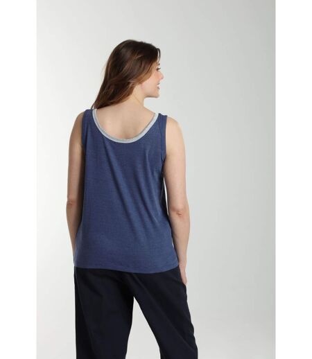 Debardeur Col Lurex Femme Deb Summer Twilight (marine) | Gerard PasquierPasq