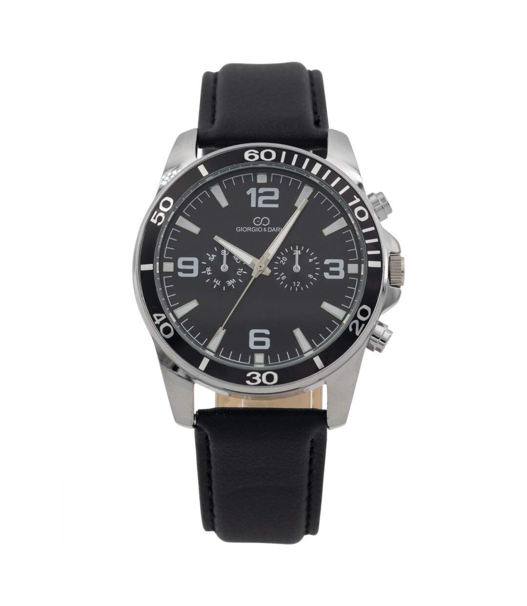 Magnifique Montre Homme Noir GIORGIO