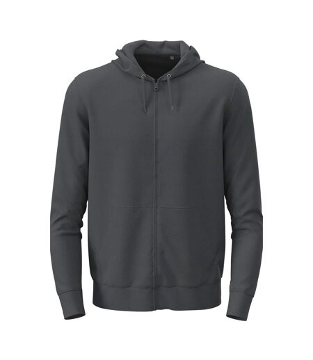 Unisex Adult Classic Full Zip Hoodie Slate Grey Stedman