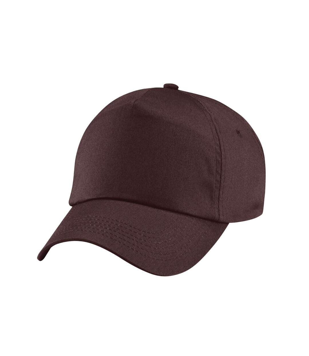 Childrens/kids original 5 panel cap chocolate Beechfield-1