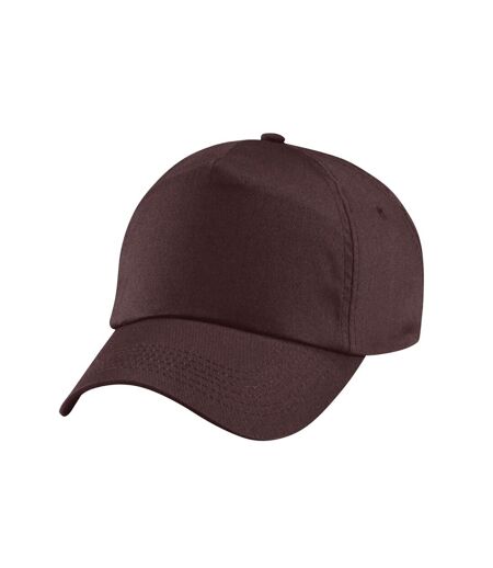 Childrens/kids original 5 panel cap chocolate Beechfield