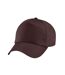 Childrens/kids original 5 panel cap chocolate Beechfield-1