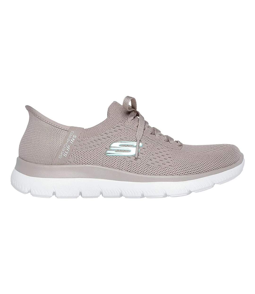 Chaussures Décontractées Summits Diamond Dream Homme Taupe Turquoise Pâle Skechers-1