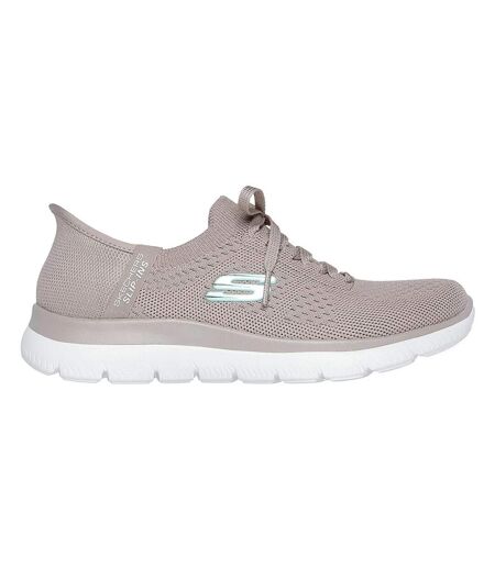 Chaussures Décontractées Summits Diamond Dream Homme Taupe Turquoise Pâle Skechers