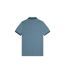 Mens Twin Tip Polo Shirt Blue Fred Perry-3