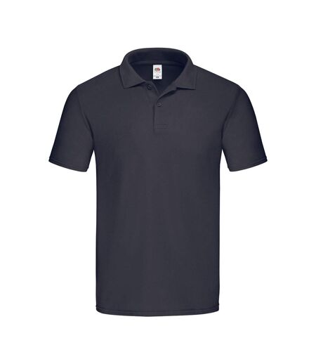 Unisex Adult Original Polo Shirt Deep Navy Fruit Of The Loom