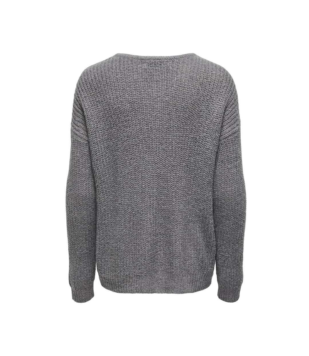 Pull Gris femme Jacqueline de Yong MEGAN CY - S