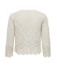 Cardigan ecru femmejdy sun 3/4 cropped-3