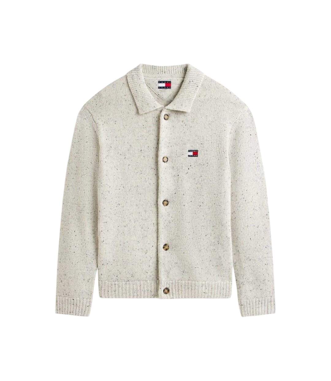 Mens Cardigan Black Marl Tommy Jeans-1