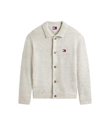 Mens Cardigan Black Marl Tommy Jeans