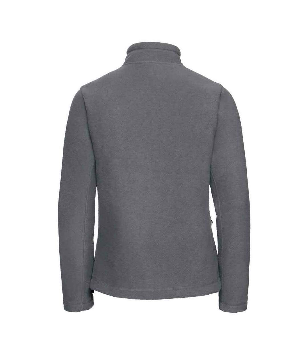 Womens/ladies outdoor fleece jacket convoy grey Russell