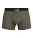 Lot De 3  Boxers Homme Anthracite Vert Bleu Marine Boss-3