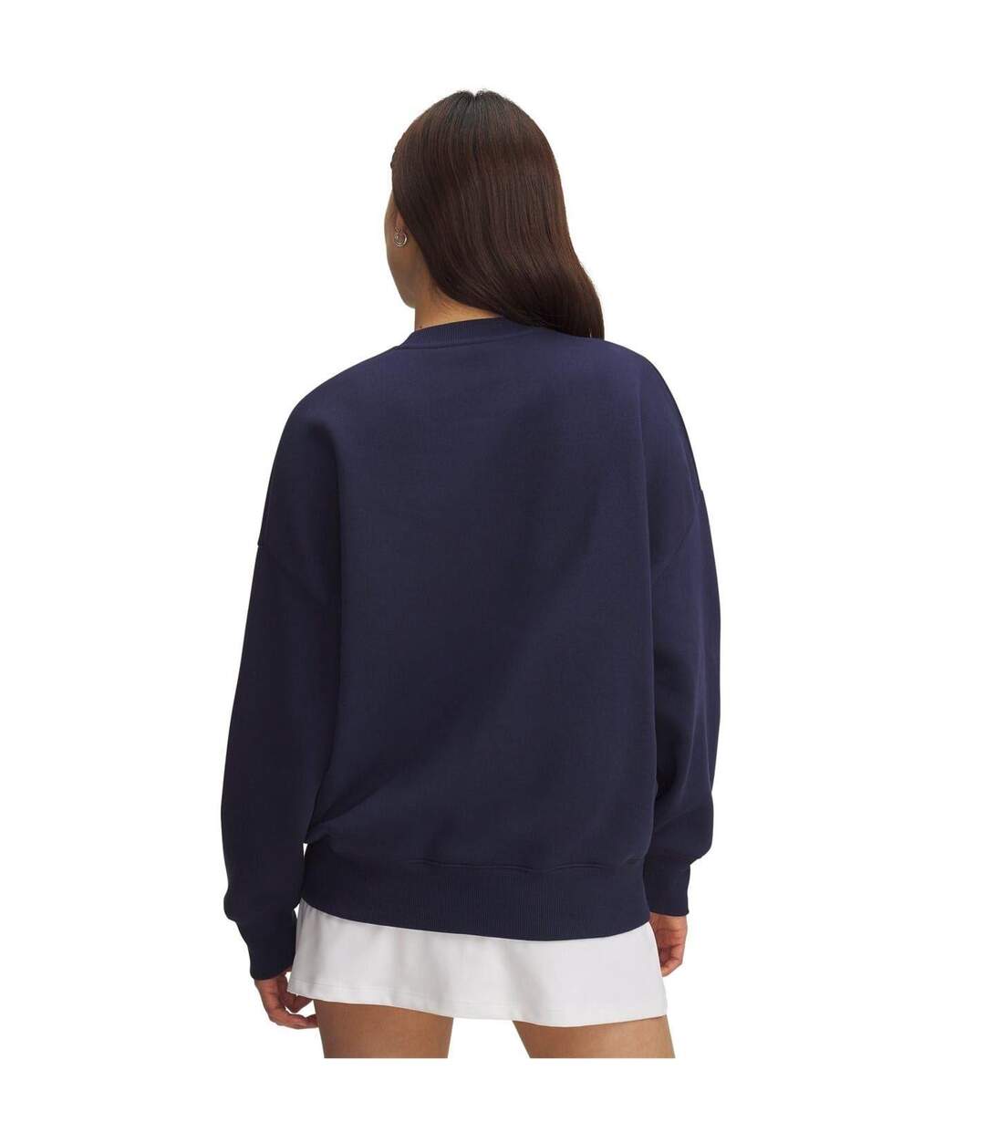 Sweat Varsity Femme Bleu Marine Jaune Or Under Armour-2