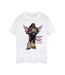 Disney Femmes/Ladies - Lightyear Izzy Star Command - T-shirt boyfriend en coton (Blanc) - UTBI50394-1