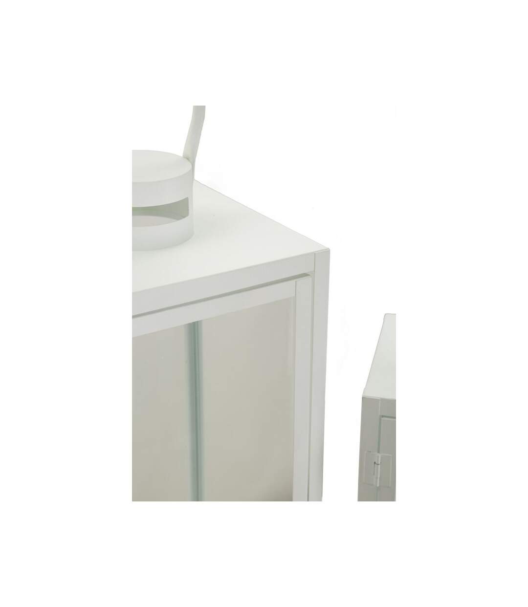 Lot de 3 Lanternes en Verre Magic 66cm Blanc-5
