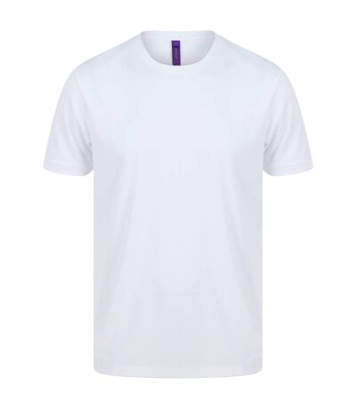 T-shirt hicool performance homme blanc Henbury