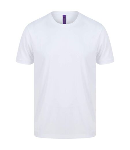 T-shirt hicool performance homme blanc Henbury