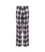 Skinnifit Pantalon de pyjama Tartan - femme (blanc/rose) - UTRW6025