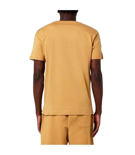 T-shirt Motif/style Lettrage Tape Homme Marron Moschino