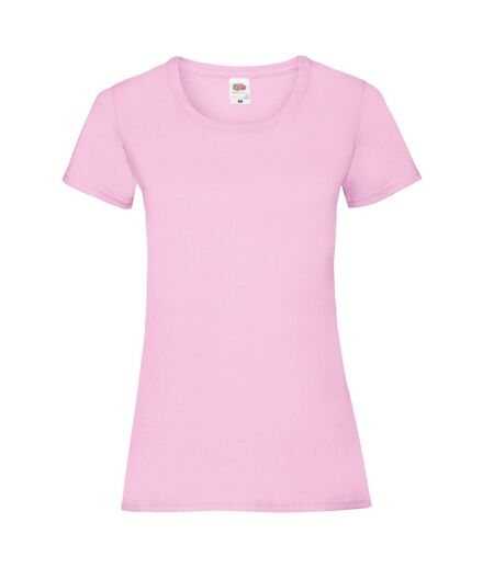 Fruit of the Loom Womens/Ladies Lady Fit T-Shirt (Light Pink) - UTPC5766