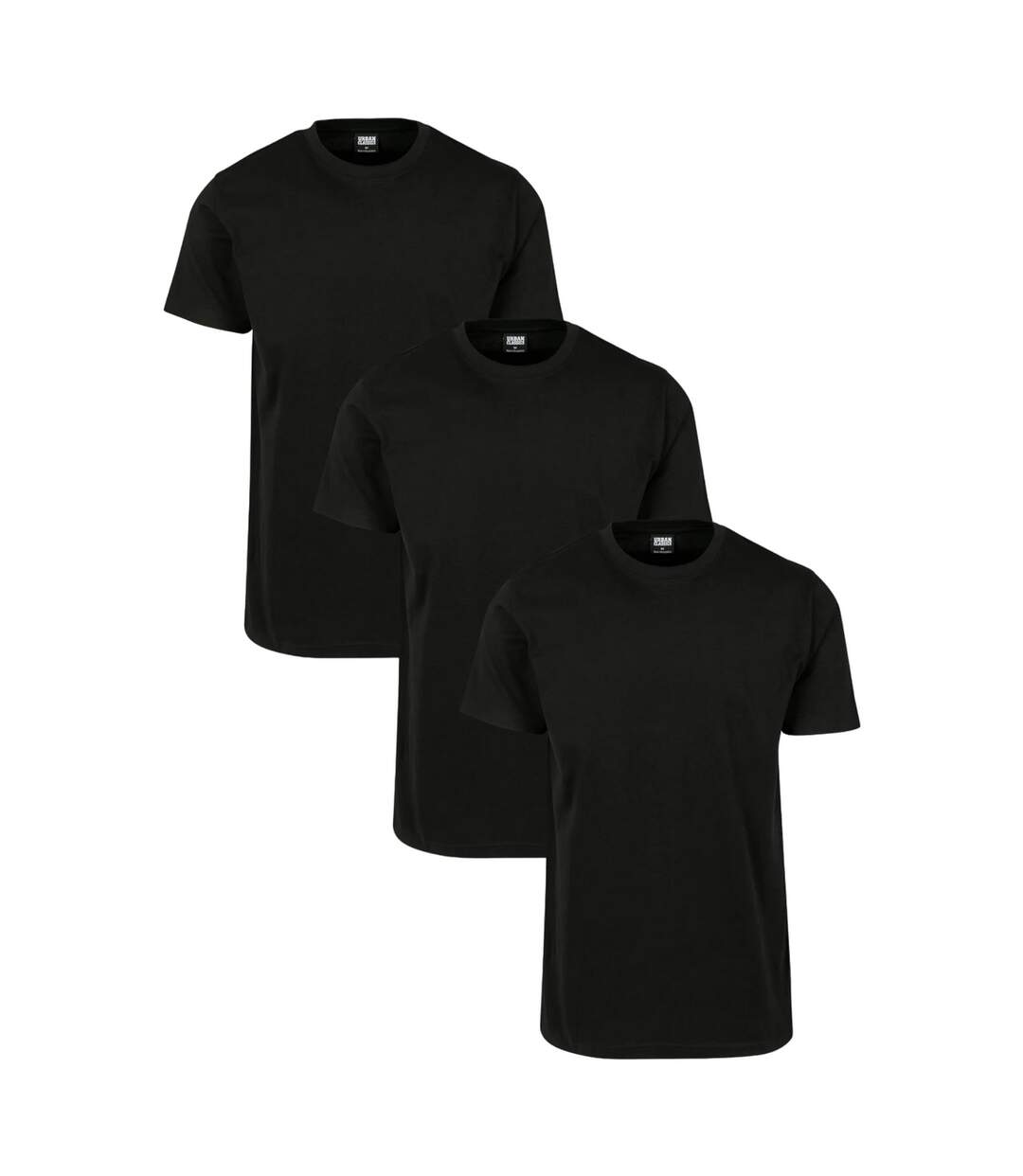 T-shirts Basic Homme Noir Urban Classics-3