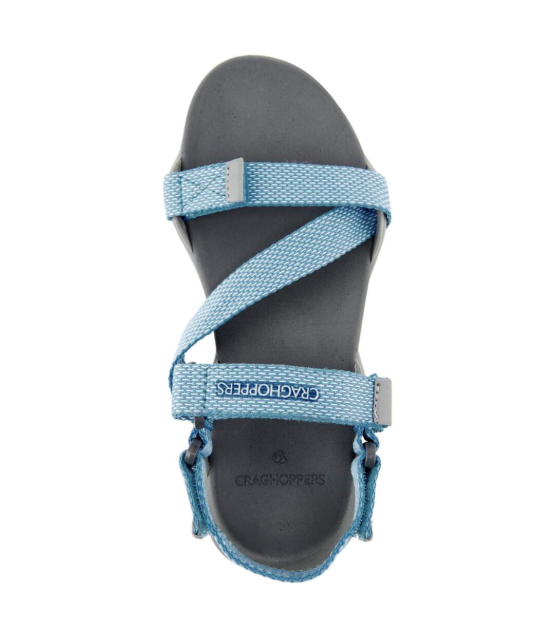 Sandales lady locke femme gris clair / bleu vif Craghoppers