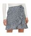 Jupe marine à fleurs femme only olivia - s-1