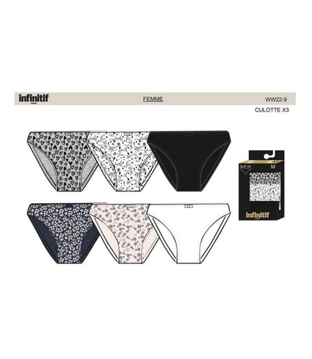 Culotte Femme INFINITIF - Pack de 6