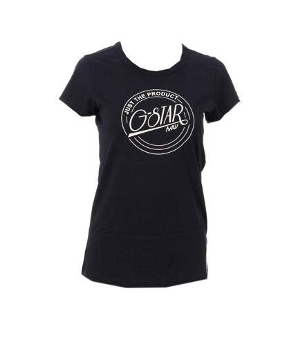 T-shirt Marine Femme G-Star Raw Large Logo - L