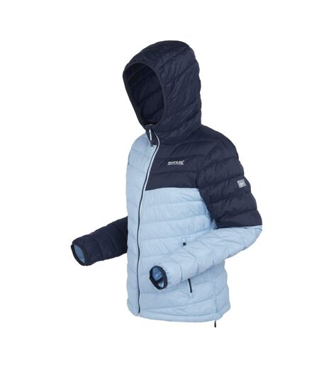 Veste à capuche hillpack femme bleu ciel / bleu marine Regatta